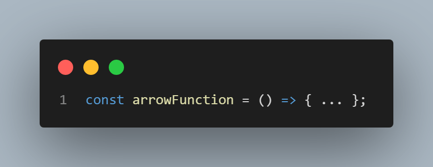 Arrow function